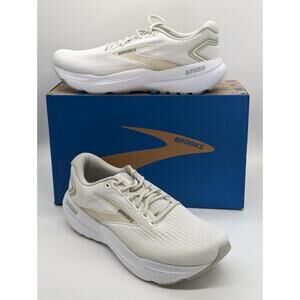 Brooks Glycerin 21 White Gray Athletic Running / Walk Shoes - Men's Size 12 New